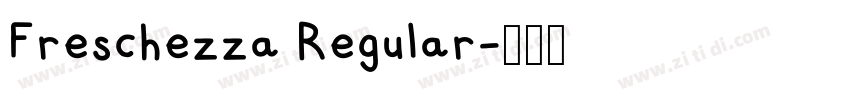 Freschezza Regular字体转换